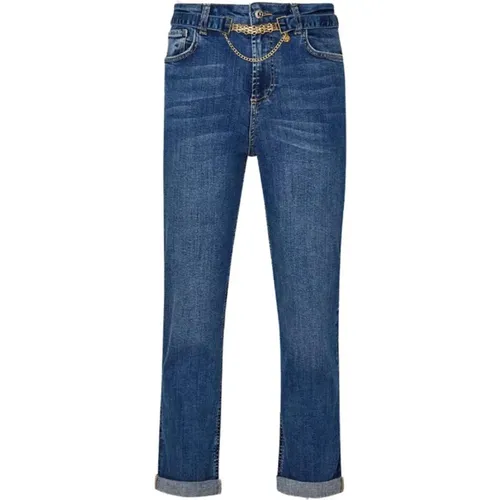 Cropped Denim Jeans , Damen, Größe: W33 - Liu Jo - Modalova