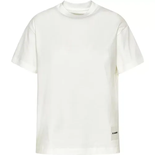 Er-Pack Weiße Baumwoll-T-Shirts - Jil Sander - Modalova