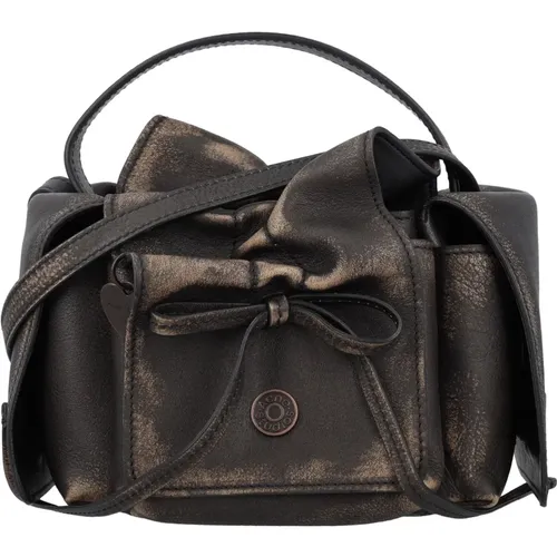 Vintage Multipocket Mini Bag Dark , female, Sizes: ONE SIZE - Acne Studios - Modalova