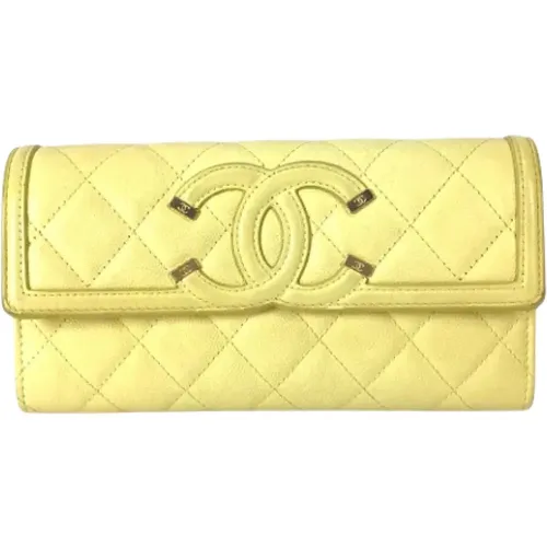 Pre-owned Leder portemonnaies - Chanel Vintage - Modalova