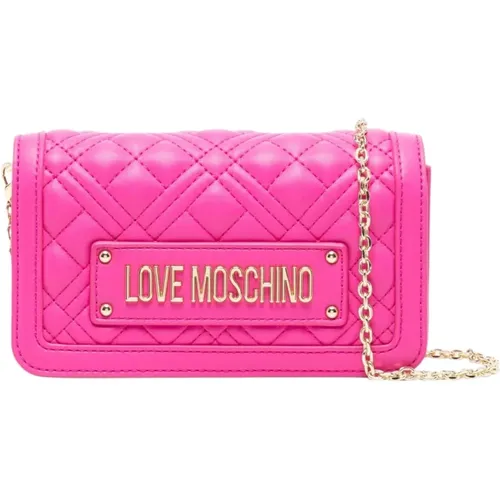 Damen Geldbörse mit Münzfach,Damenbrieftasche mit Münzfach - Love Moschino - Modalova