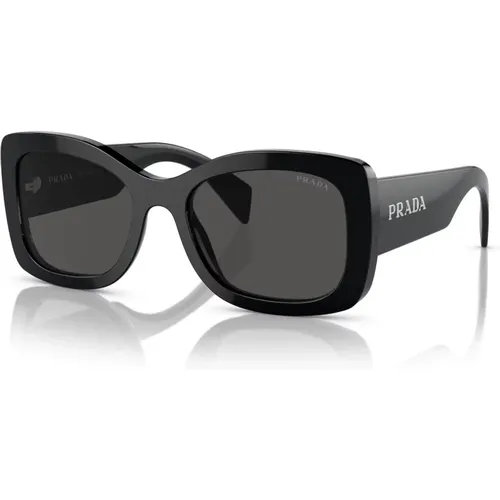 Schwarze/Dunkelgraue Sonnenbrille,Moderne A08S Sonnenbrille - Prada - Modalova