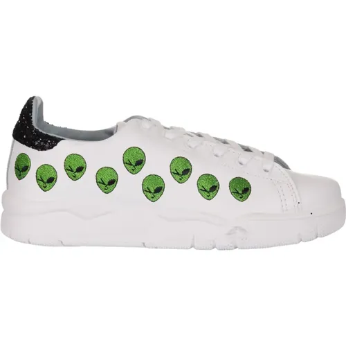 Weiße Grüne Sneakers - Chiara Ferragni Collection - Modalova