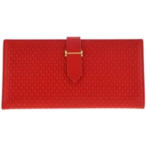 Insignia Initials Leather Wallet , female, Sizes: ONE SIZE - Carolina Herrera - Modalova