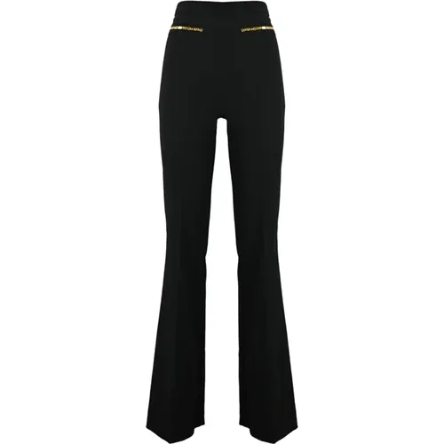 Wide Trousers , female, Sizes: XL, L - Elisabetta Franchi - Modalova