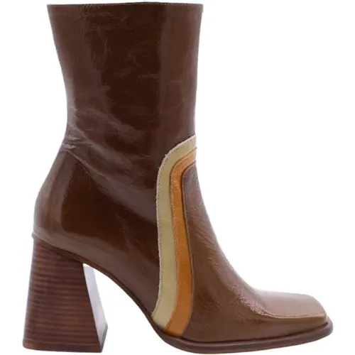 Heeled Boots , female, Sizes: 3 UK - Angel Alarcon - Modalova