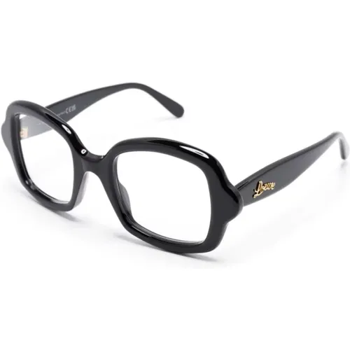 Klassische Schwarze Optische Brille,Braun/Havanna Optische Brille Stilvoll und vielseitig - Loewe - Modalova
