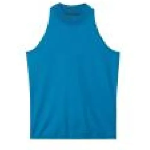 Turquoise Fine Knit Tank Top , female, Sizes: S - LUISA CERANO - Modalova