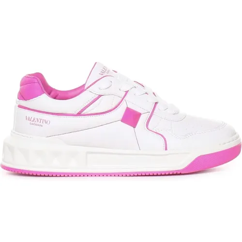Studded /Pink Sneakers , female, Sizes: 8 UK - Valentino Garavani - Modalova