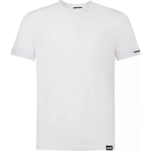 Casual T-Shirt , male, Sizes: L - Dsquared2 - Modalova