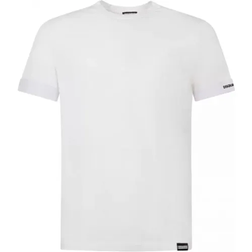 Casual T-Shirt , Herren, Größe: L - Dsquared2 - Modalova
