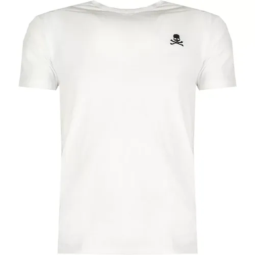 Rundhals Logo T-Shirt , Herren, Größe: XL - Philipp Plein - Modalova