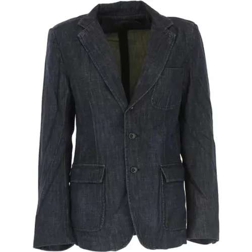 Denim Blazer with 2-Button Closure , female, Sizes: M, XS, S, L - Polo Ralph Lauren - Modalova