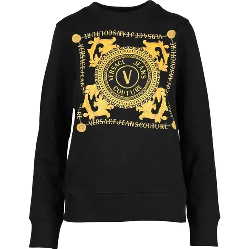 Baumwollpullover , Damen, Größe: XL - Versace Jeans Couture - Modalova