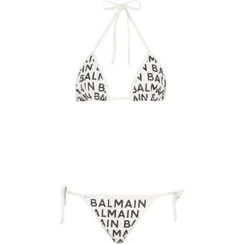 Triangle bikini , female, Sizes: XS, 2XS, M, S - Balmain - Modalova