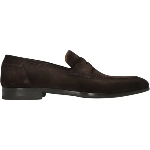 Braune Slip-Ons Stilvoller Komfort , Herren, Größe: 41 EU - Magnanni - Modalova