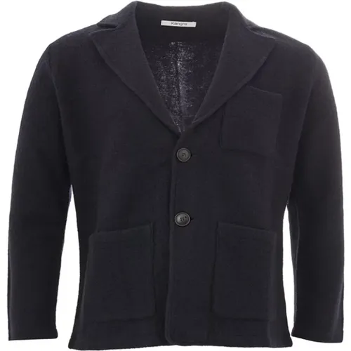 Elegant Wool Jacket for Men , male, Sizes: L - Kangra - Modalova