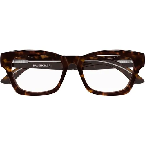 Rectangular Acetate Eyeglasses Bb0242O , female, Sizes: 53 MM - Balenciaga - Modalova