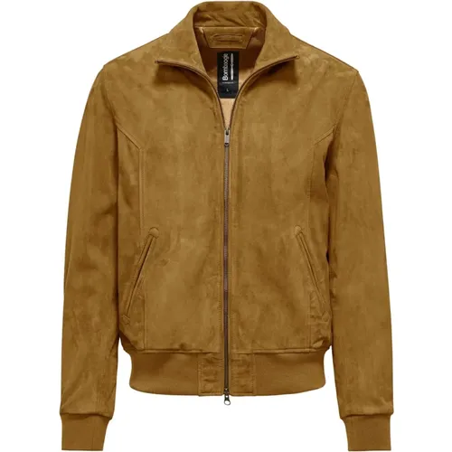 Chel Leather Jacket , male, Sizes: 2XL, XS, XL - BomBoogie - Modalova