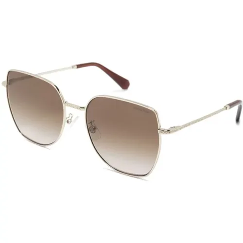 Gold Sunglasses with Original Case , female, Sizes: 59 MM - Swarovski - Modalova