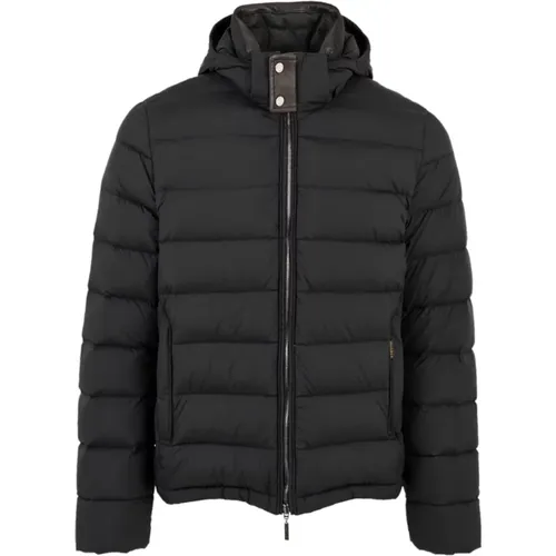 Quilted Boudin Front Zip Jacket , male, Sizes: L, 5XL, 3XL, S, XL - Moorer - Modalova