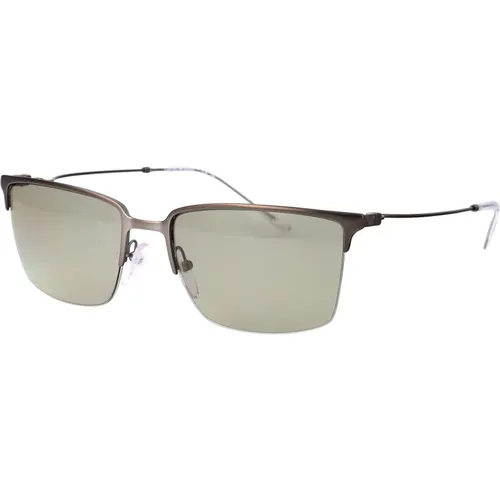 Stylish Men's Sunglasses , male, Sizes: 58 MM - Emporio Armani - Modalova