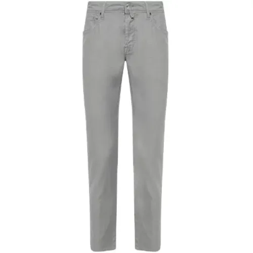 Medium Grey Slim Fit Jeans , male, Sizes: W38, W30, W33, W36 - Incotex - Modalova