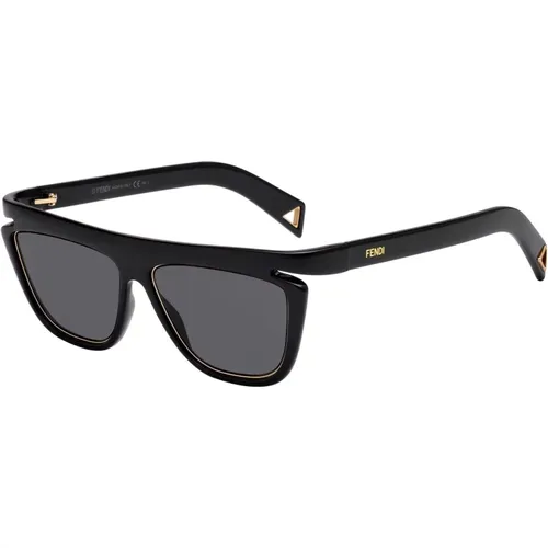 Fluo Sunglasses /Dark Grey - Fendi - Modalova