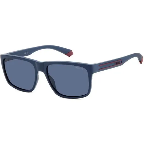 Stylische Herrensonnenbrille , Herren, Größe: 57 MM - Polaroid - Modalova