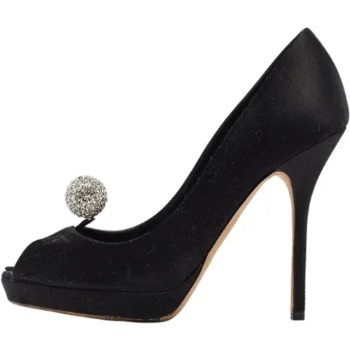 Pre-owned Satin heels , female, Sizes: 4 1/2 UK - Dior Vintage - Modalova
