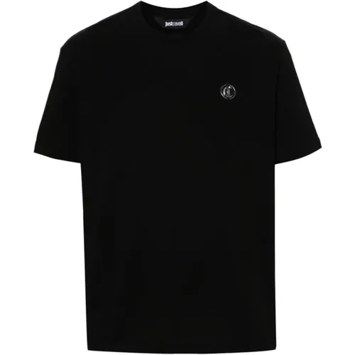 Schwarze T-Shirts und Polos - Just Cavalli - Modalova