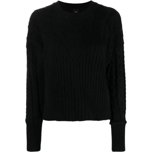 Armadillo sweater , female, Sizes: L, M, S, XS, XL - pinko - Modalova