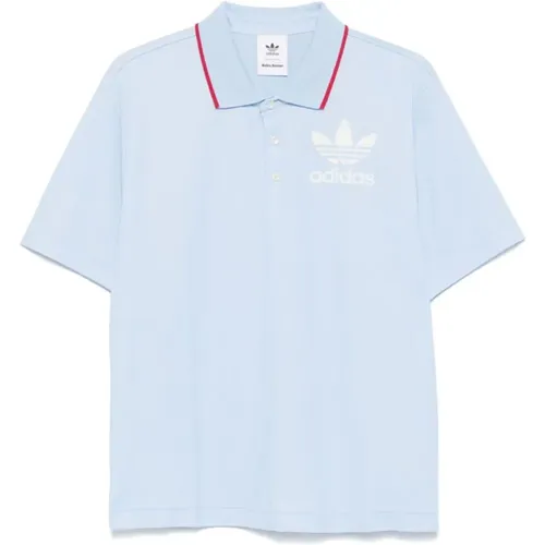 Leuchtendes Polo-Shirt mit kurzen Ärmeln , Damen, Größe: M - adidas Originals - Modalova