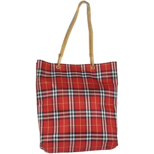 Pre-owned Canvas totes , female, Sizes: ONE SIZE - Burberry Vintage - Modalova