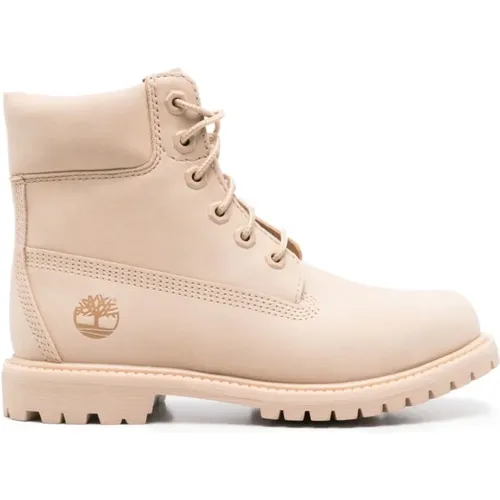 Grey Nubuck Leather Waterproof Boots , female, Sizes: 2 1/2 UK, 5 1/2 UK, 3 UK, 3 1/2 UK - Timberland - Modalova