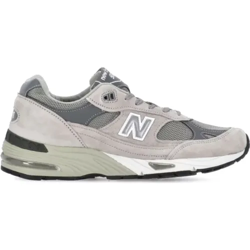 Grey Suede Leather Sneakers for Man , male, Sizes: 6 1/2 UK, 10 1/2 UK, 7 1/2 UK, 8 UK, 9 UK, 8 1/2 UK, 12 1/2 UK, 10 UK, 11 UK - New Balance - Modalova