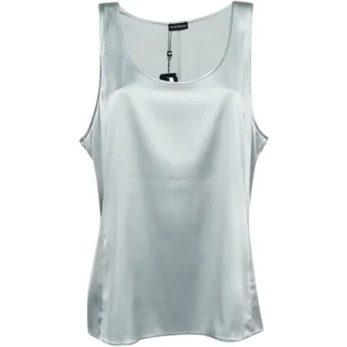 Pre-owned Satin tops , female, Sizes: XL - Armani Pre-owned - Modalova