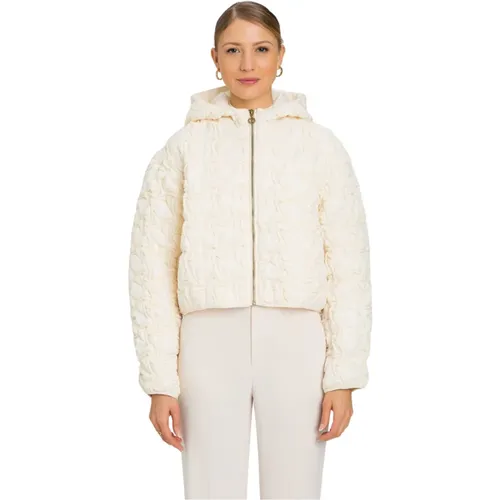 Weiße Kapuzen Steppjacke Twinset - Twinset - Modalova