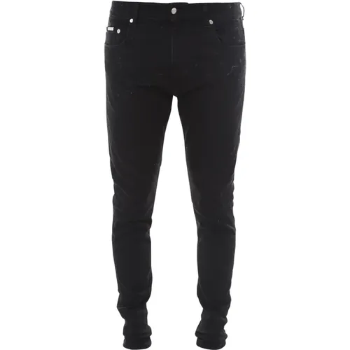 Schwarze Slim-Fit Jeans Ss23 , Herren, Größe: W30 - Represent - Modalova