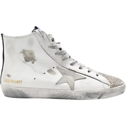 Leopard Star Sneakers , female, Sizes: 6 UK - Golden Goose - Modalova