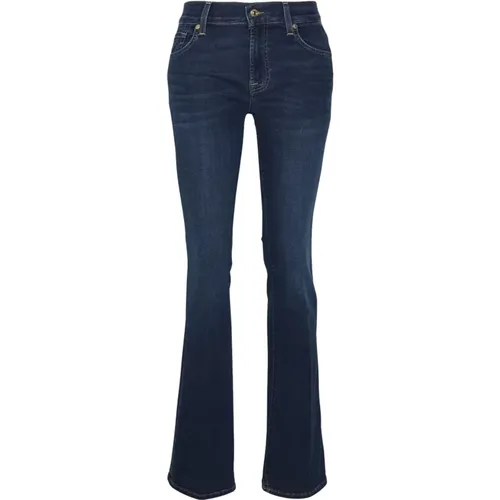 Bootcut Indigo Jeans , Damen, Größe: W25 - 7 For All Mankind - Modalova