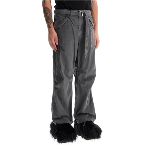 Ripstop Cargo Pants with Flap Pockets , female, Sizes: L - Sacai - Modalova