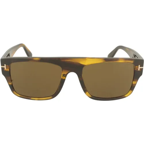 Rectangular Sunglasses, Dunning-02 FT 907 , male, Sizes: 55 MM - Tom Ford - Modalova