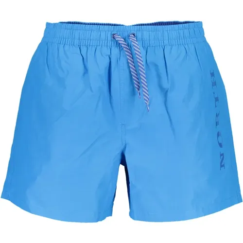 Blaue Herren Badeboxershorts , Herren, Größe: M - North Sails - Modalova