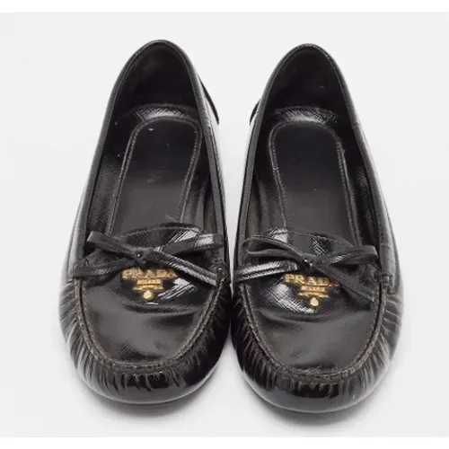 Pre-owned Leather flats , female, Sizes: 6 UK - Prada Vintage - Modalova