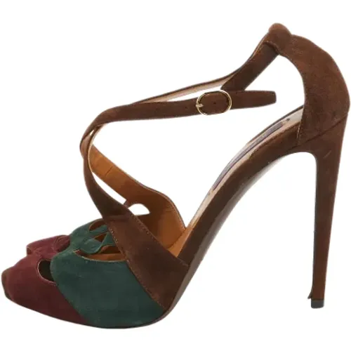 Pre-owned Wildleder sandals , Damen, Größe: 38 EU - Ralph Lauren Pre-owned - Modalova