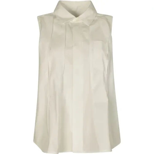 Weiße Hemden mit Einzigartigem Design , Damen, Größe: S - Sacai - Modalova