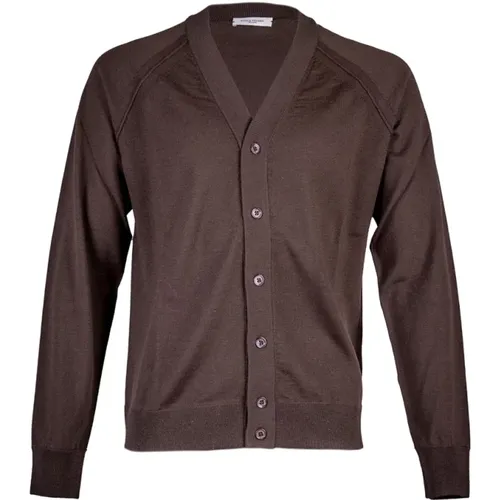 Cardigan , male, Sizes: M, 2XL - Paolo Pecora - Modalova