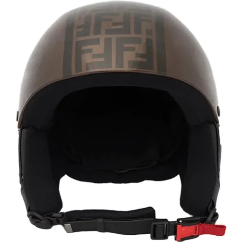 Logo Ski Helmet for Style and Protection , female, Sizes: S - Fendi - Modalova