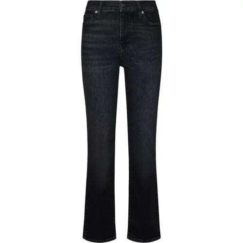 Schwarze Straight-Leg Jeans für Frauen , Damen, Größe: W32 - Frame - Modalova